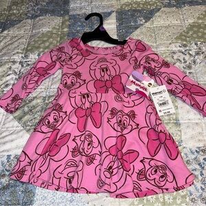 Disney Minnie Mouse Baby Girls Size 12 18 months Toddler 4T 5T New NWT Dress
